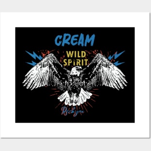 cream the wild spirits Posters and Art